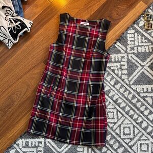 BB Dakota Plaid Mini Dress